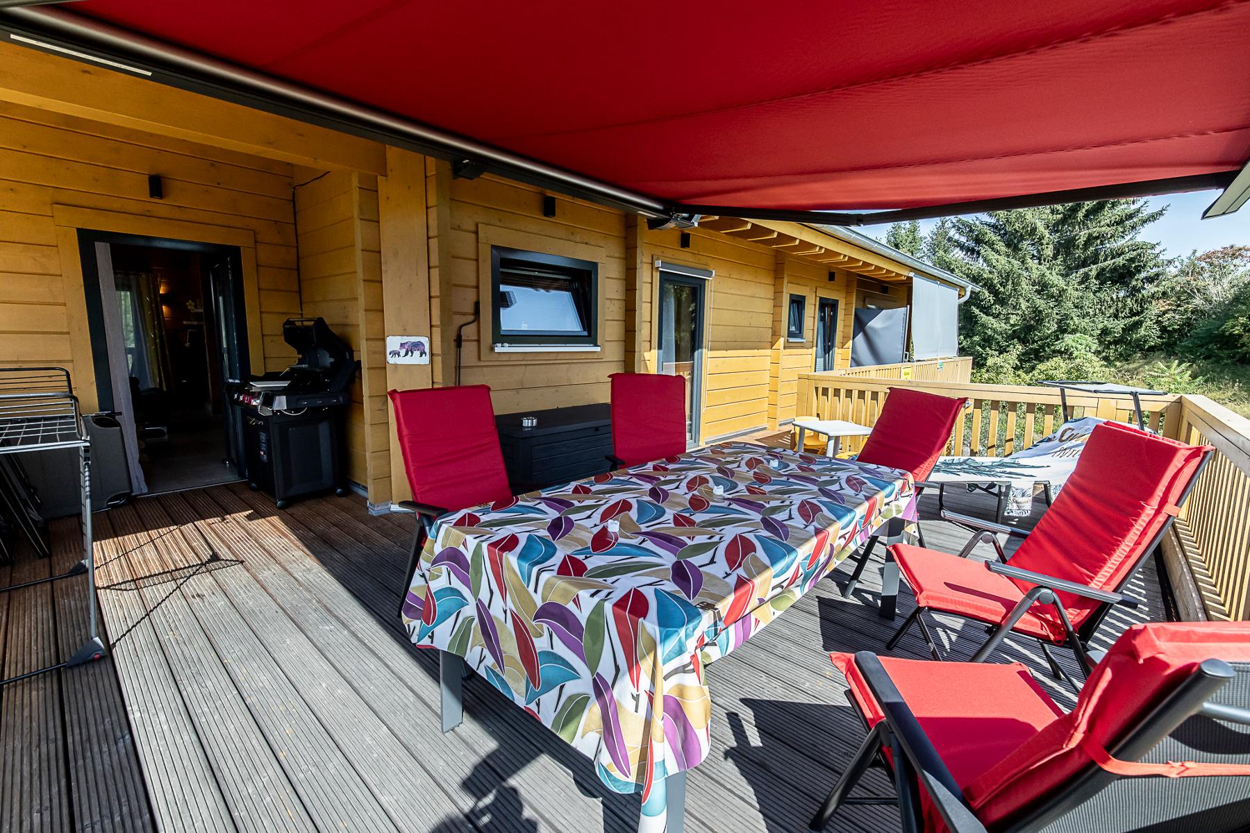 Blockhaus am Baumwipfelpfad in Neuschönau