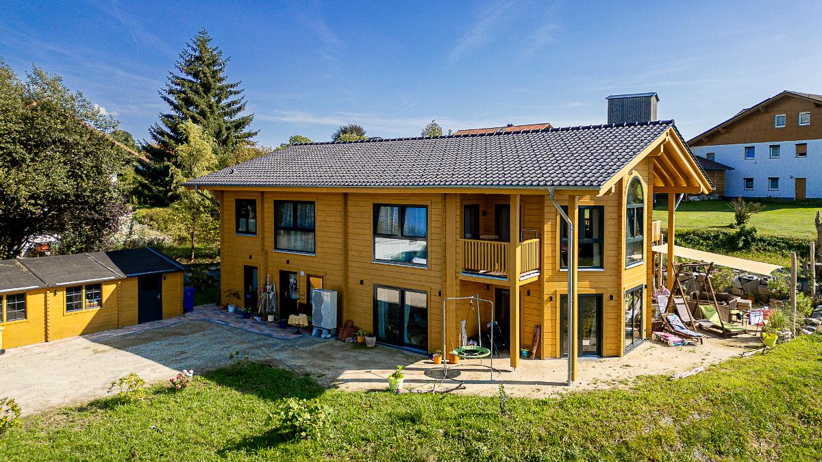 Blockhaus am Baumwipfelpfad in Neuschönau