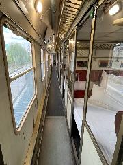 Übernachtung im nostalgischen Bahnwaggon in Bogen