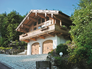 Chalets in der Forststraße in Miltach