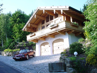 Chalets in der Forststraße in Miltach